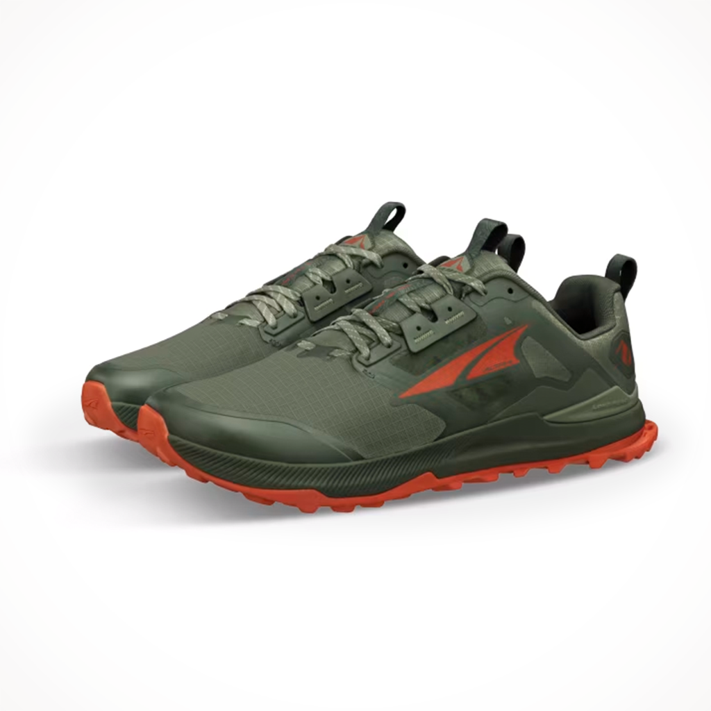 Product image: Altra Men s Lone Peak8Dusty Olive, shown from a three-quarter angled view.