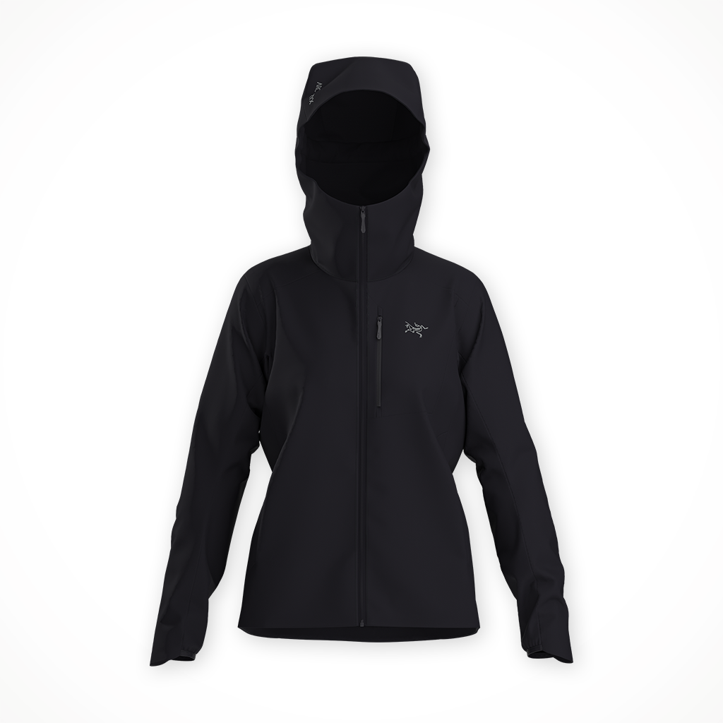 Product image: Arcteryx Gamma MX Hoody Black Womens 2025, shown in primary marketing view.