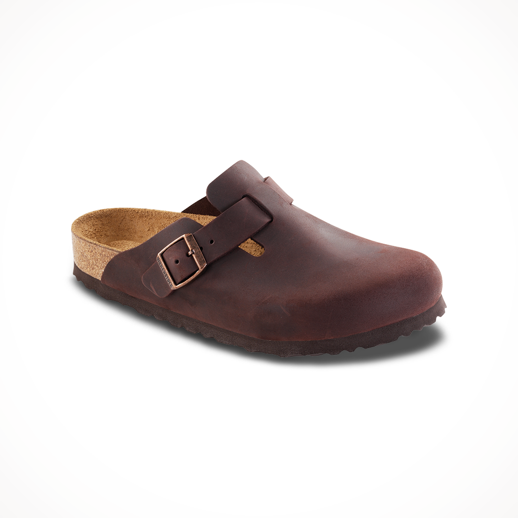 Product image: Birkenstock Boston soft Footbed Oiled Leather Habana mens 2025, shown in primary marketing view.