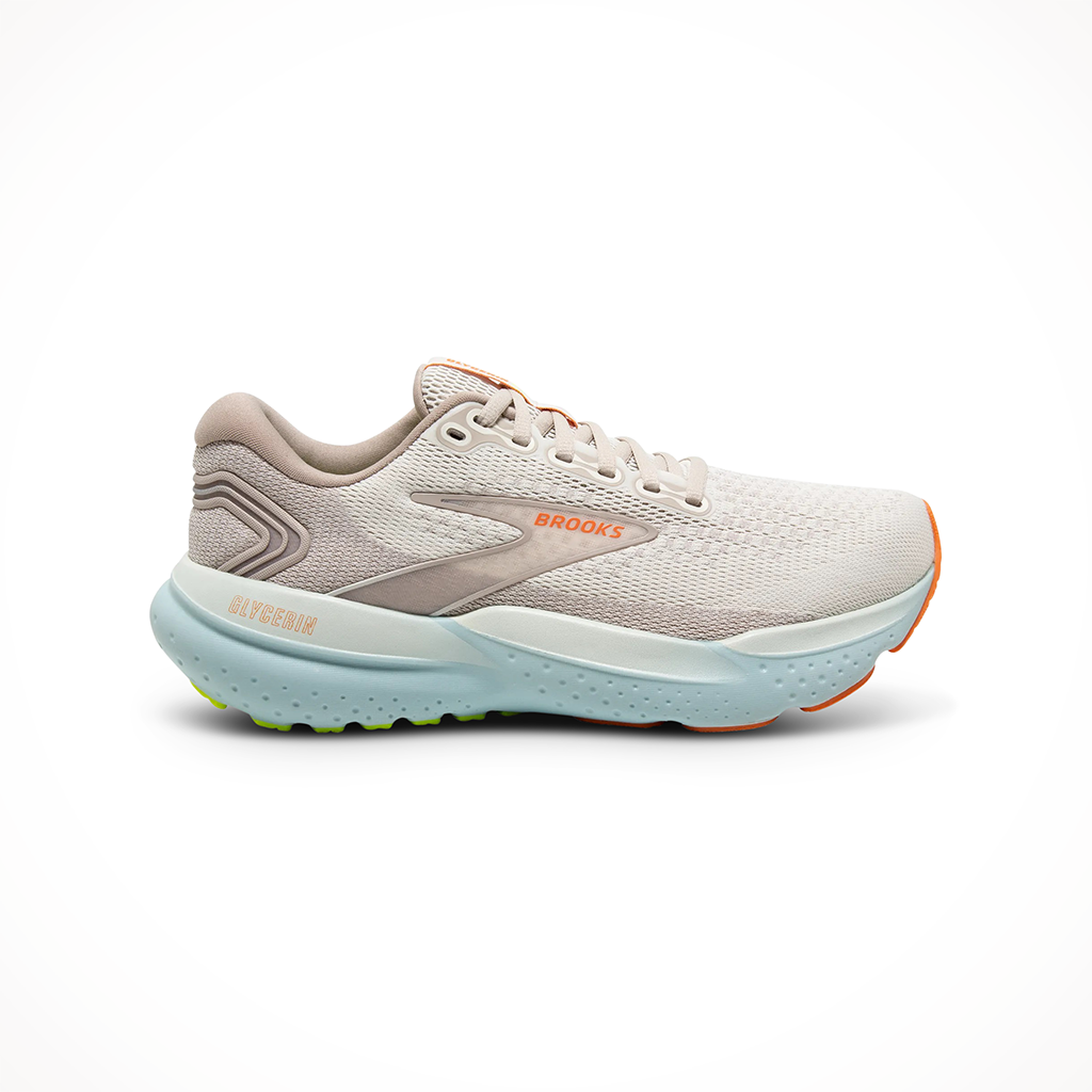 Product image: Brooks Glycerin 21 Coconut Aqua Autumn Sunset Womens 2024, shown in primary marketing view.