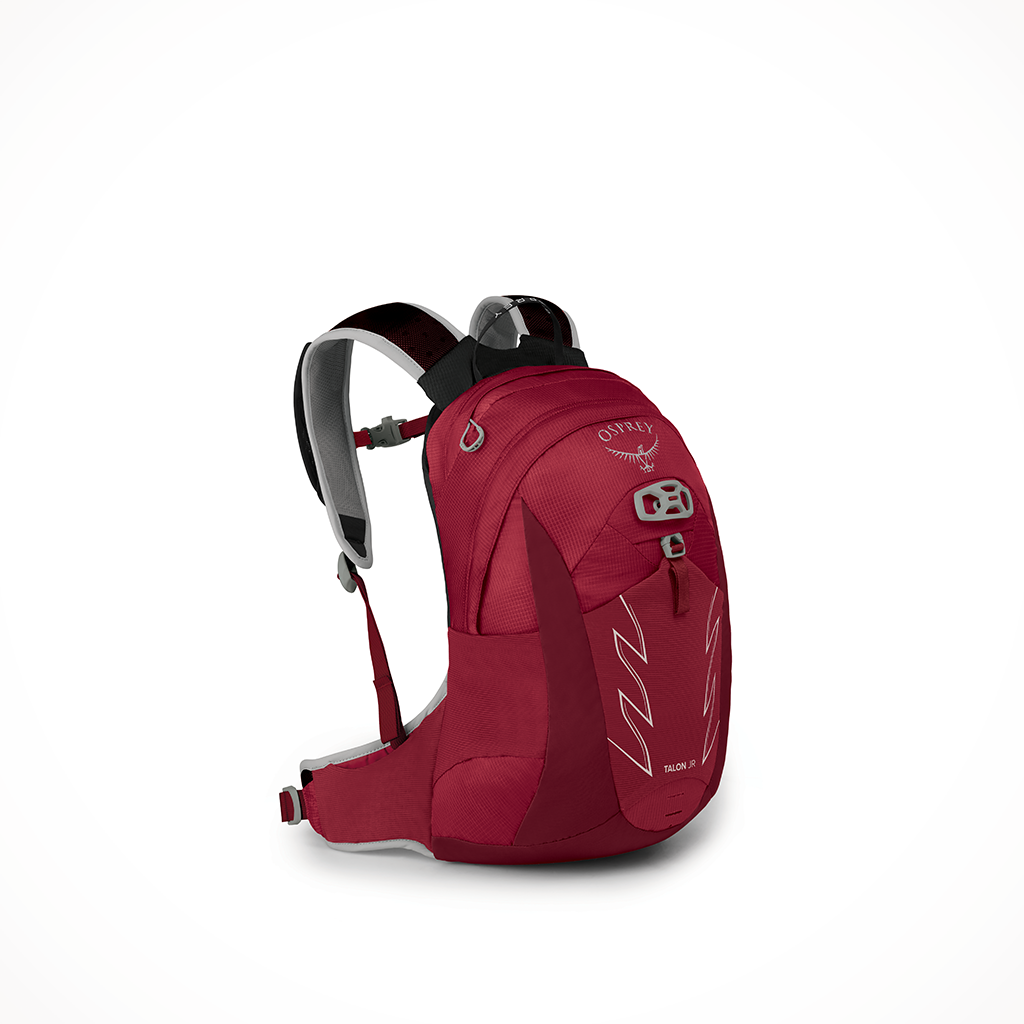 Product image: Camping Backpacks Kids Talon Jr Cosmic Red, shown from a three-quarter angled view.