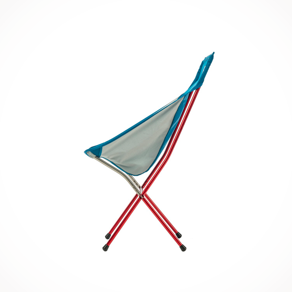 Product image: Camping Furniture Big Agnes Big Six Camp Chair Blue Grey, side profile view.