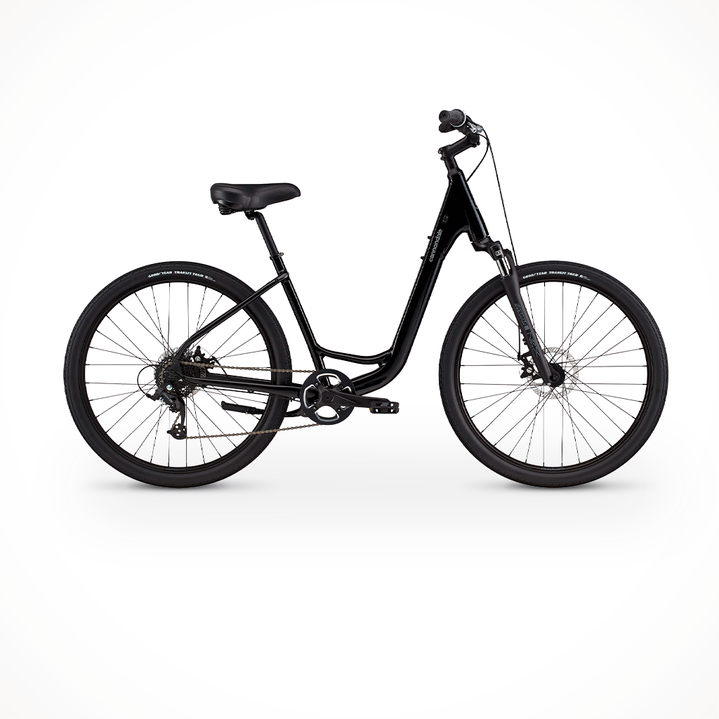Product image: Cannondale Adventure 2 Black Pearl 2025, shown in primary marketing view.