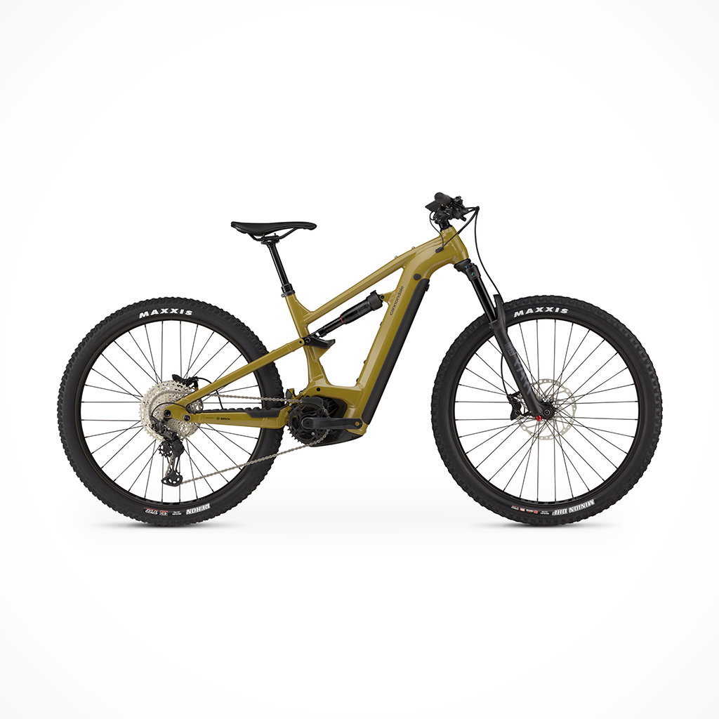 Product image: Cannondale Moterra Neo 3 Olive Green 2024, shown in primary marketing view.