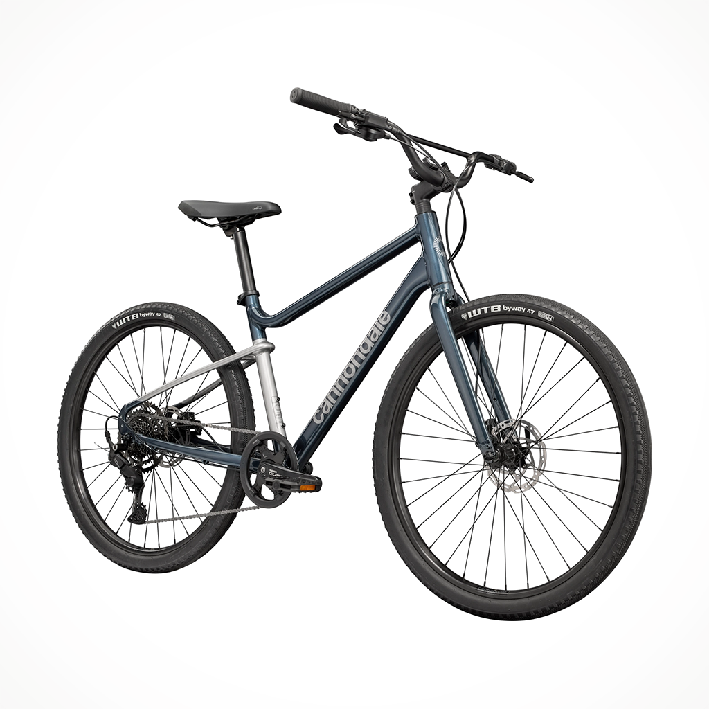 Product image: Cannondale Treadwell 1 Tungsten Blue 2026, shown from a three-quarter angled view.