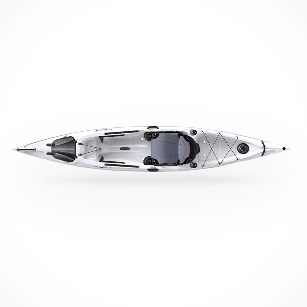 Product image: Eddyline Caribbean 14 FS 2025 White, shown from above.