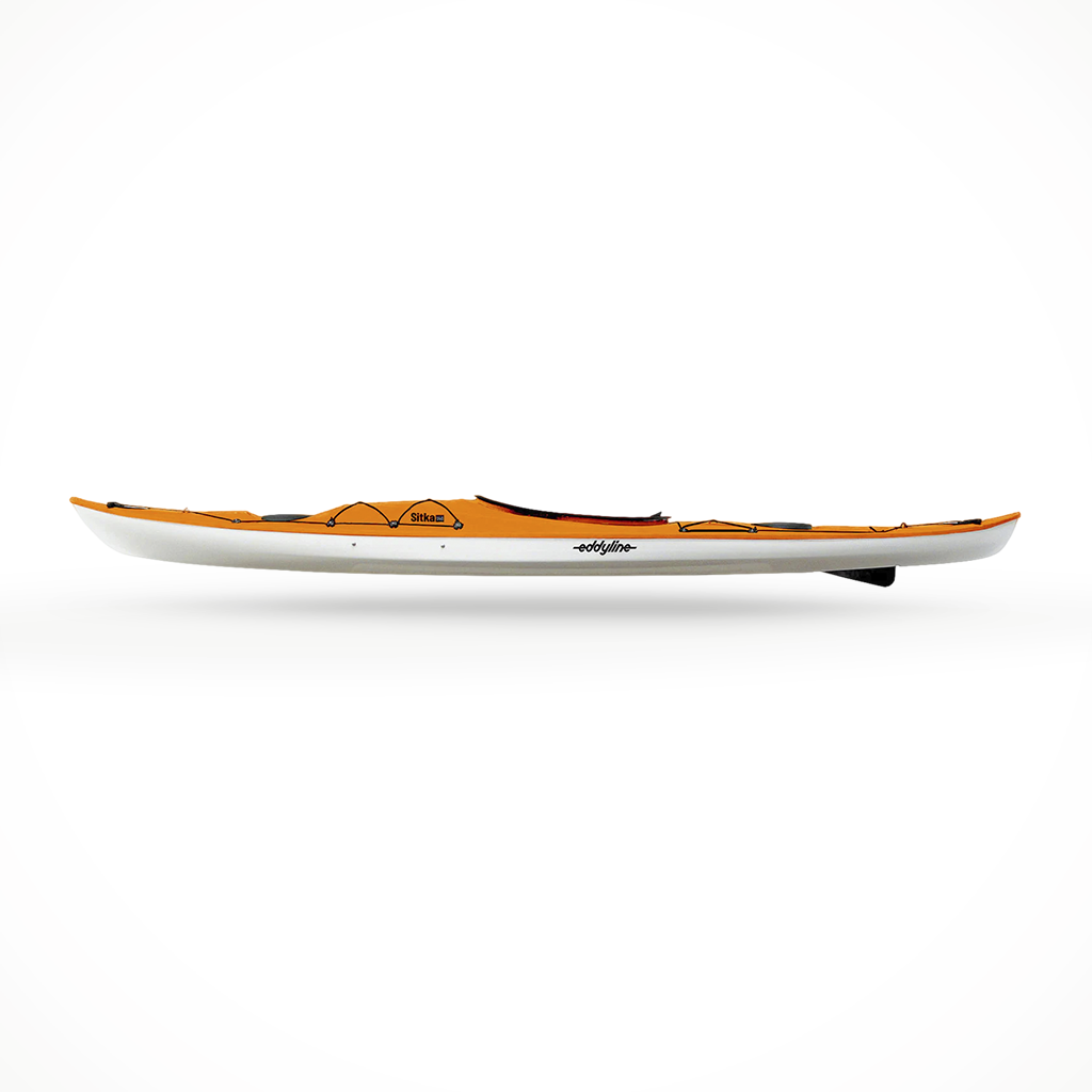 Product image: Eddyline Sitka 140 Touring Kayak Mango 2026, shown in primary marketing view.