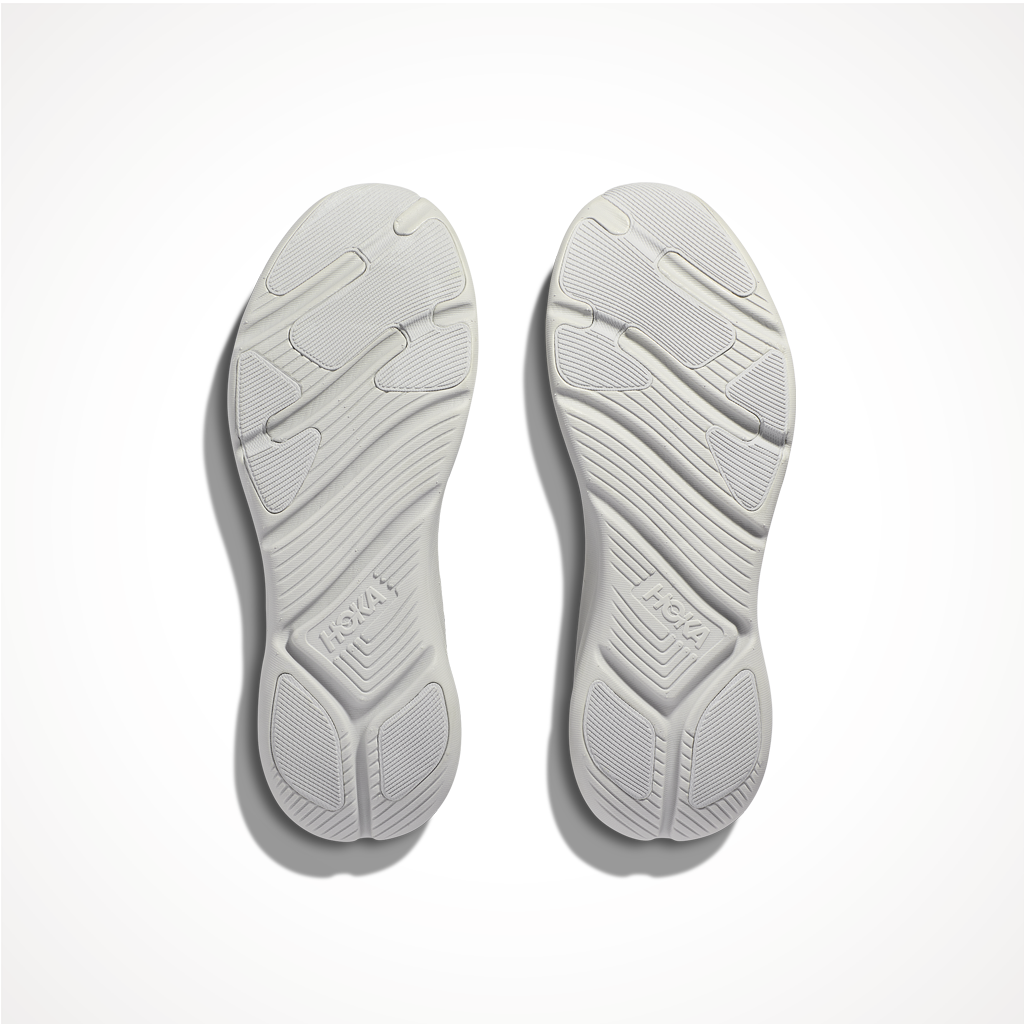 Product image: Footwear Hoka Mens Solimar Limestock Black, showing the outsole tread pattern.