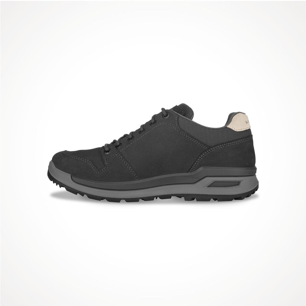 Product image: Footwear Lowa Mens Locarno GTX Lo Anthracite Side 2.