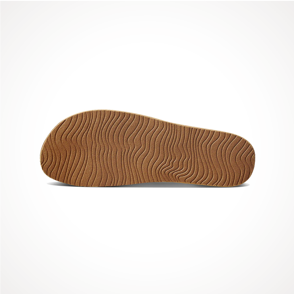Product image: Footwear Reef Womens Cushion Vista Black Natural, showing the outsole tread pattern.