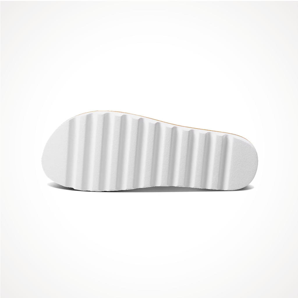 Product image: Footwear Reef Womens Cushion Vista Hi Natural, showing the outsole tread pattern.