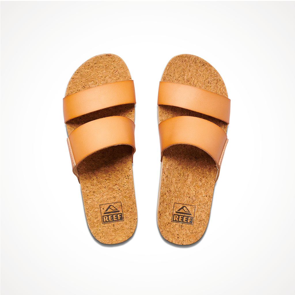 Product image: Footwear Reef Womens Cushion Vista Hi Natural, shown from above.