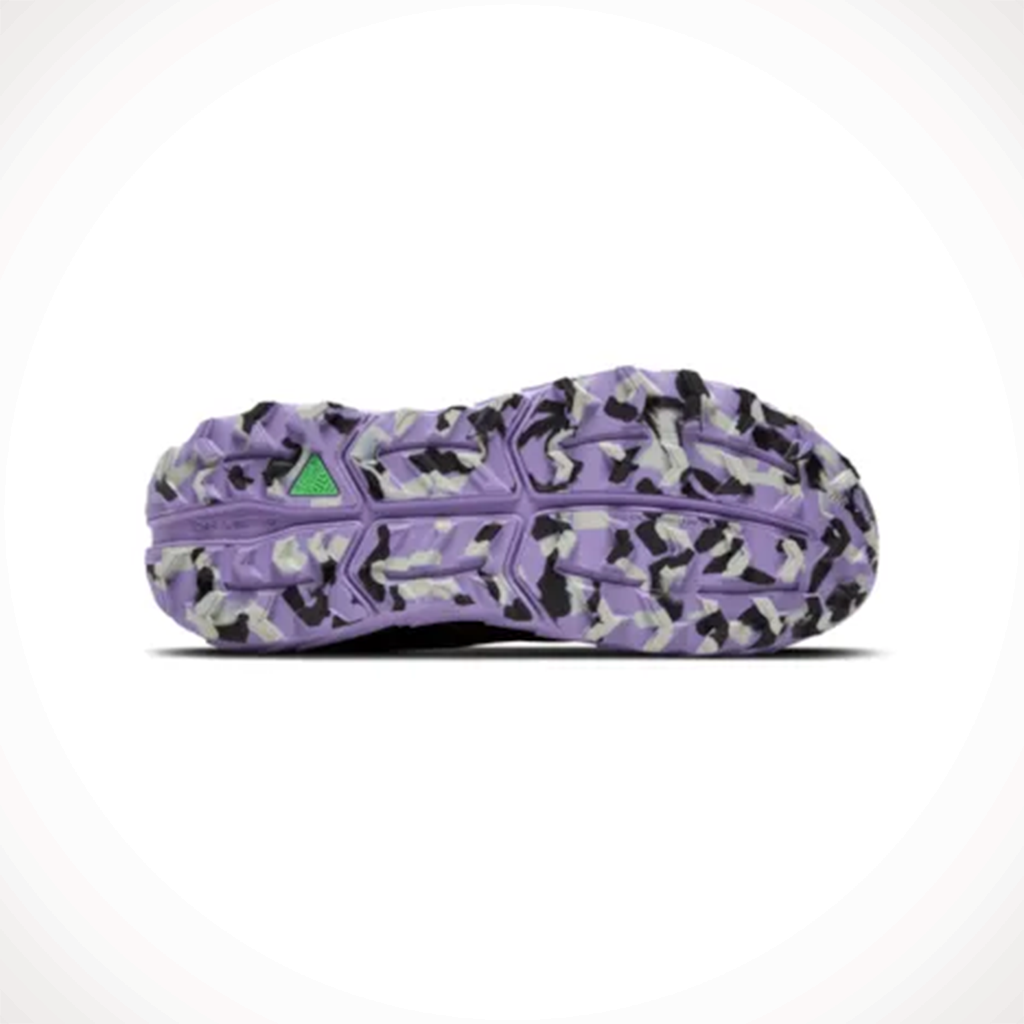 Product image: Ghost Cascadia 18 Ebony Sweet Lavendar Womens 2025, showing the bottom view.