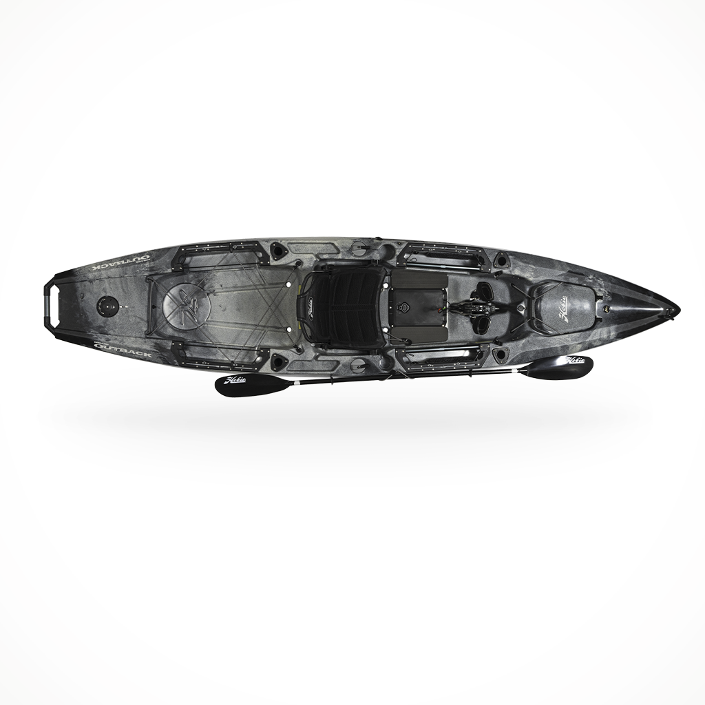 Product image: Hobie Mirage Outback Dune Camo, shown from above.