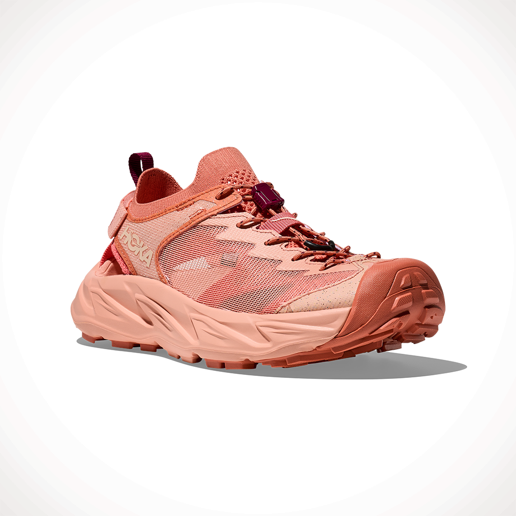 Product image: Hoka Hopara 2 Dry Clay feldspar Womens 2025, shown from a three-quarter angled view.