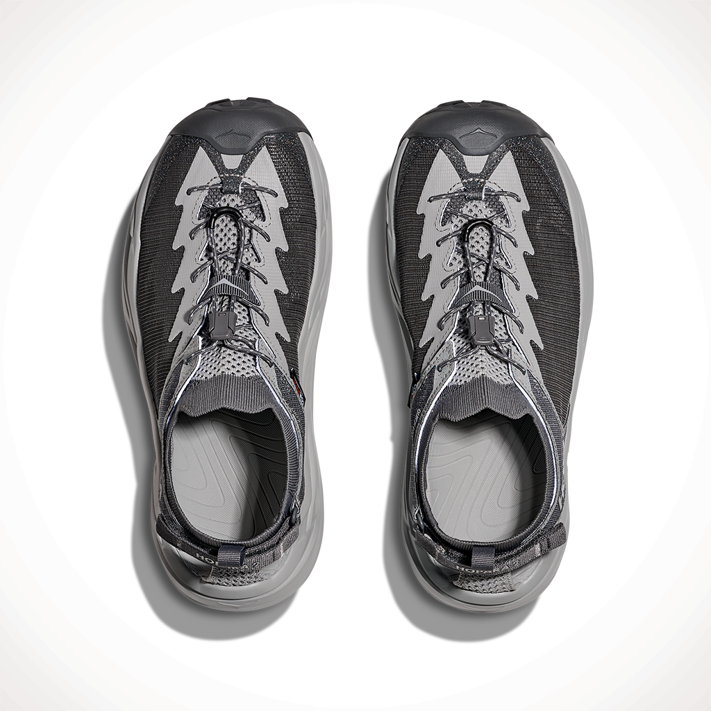 Product image: Hoka Hopara 2 Satellite Grey Stellar grey Mens 2025, shown from above.