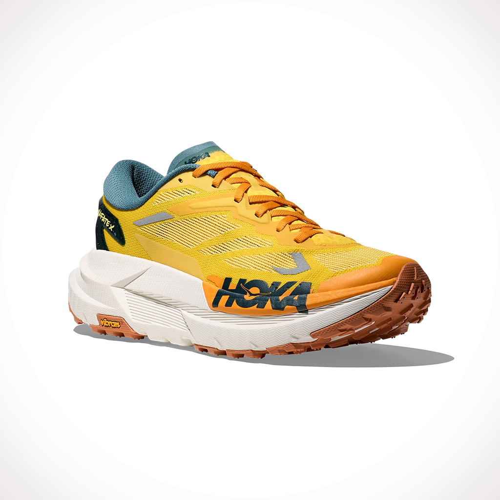 Product image: Hoka Mafate X Zest Mountain Fog Mens 2025, shown from a three-quarter angled view.