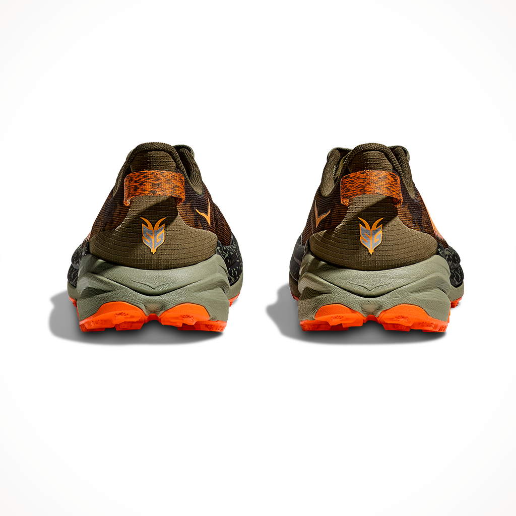 Product image: Hoka Speedgoat 6 Mens 2024, shown from the back.