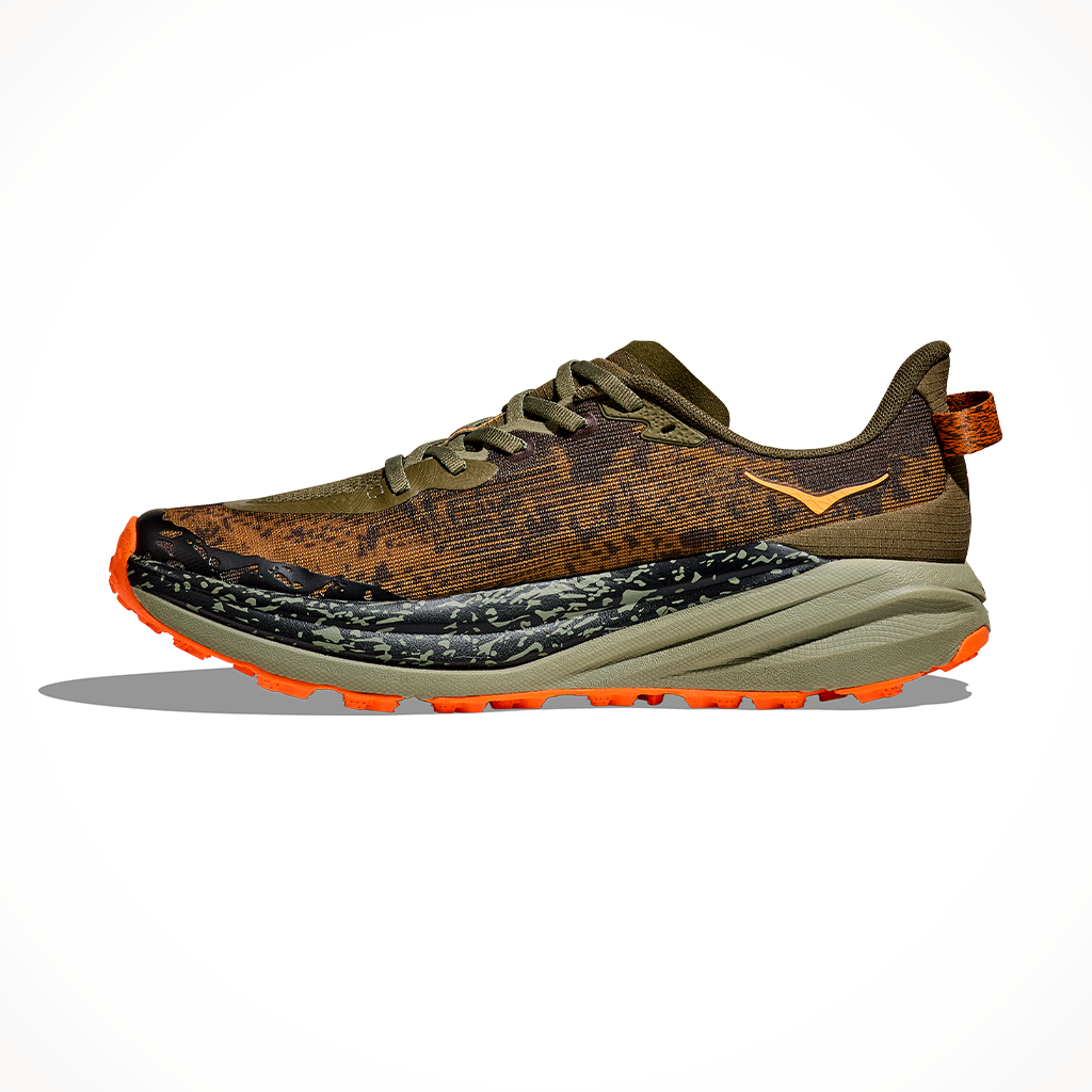 Product image: Hoka Speedgoat 6 Mens 2024, shown from the left side profile.