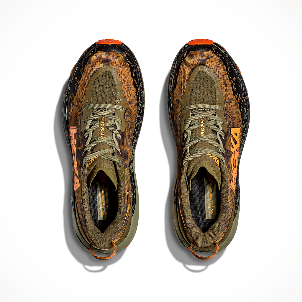 Product image: Hoka Speedgoat 6 Mens 2024, shown from above.