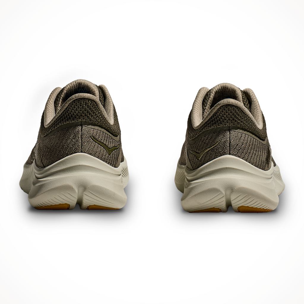 Product image: Hoka Mens Solimar Slate Forest Cover, shown from the back.