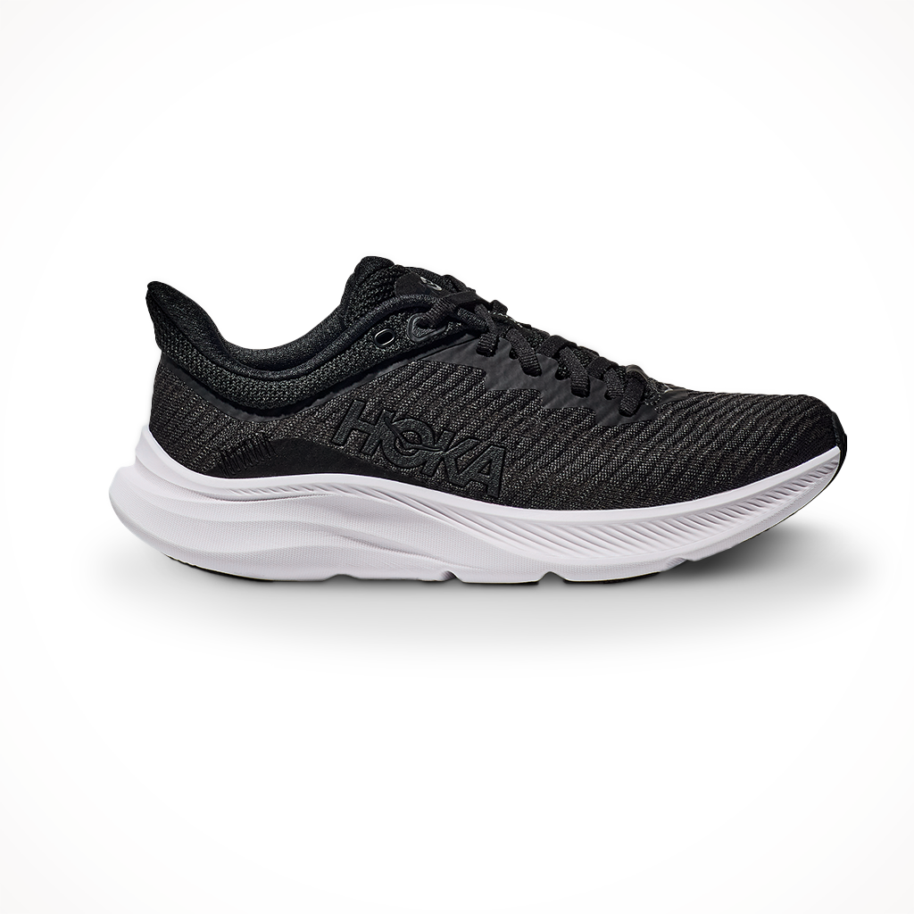 Product image: Hoka Womens Solimar Black White, shown in primary marketing view.