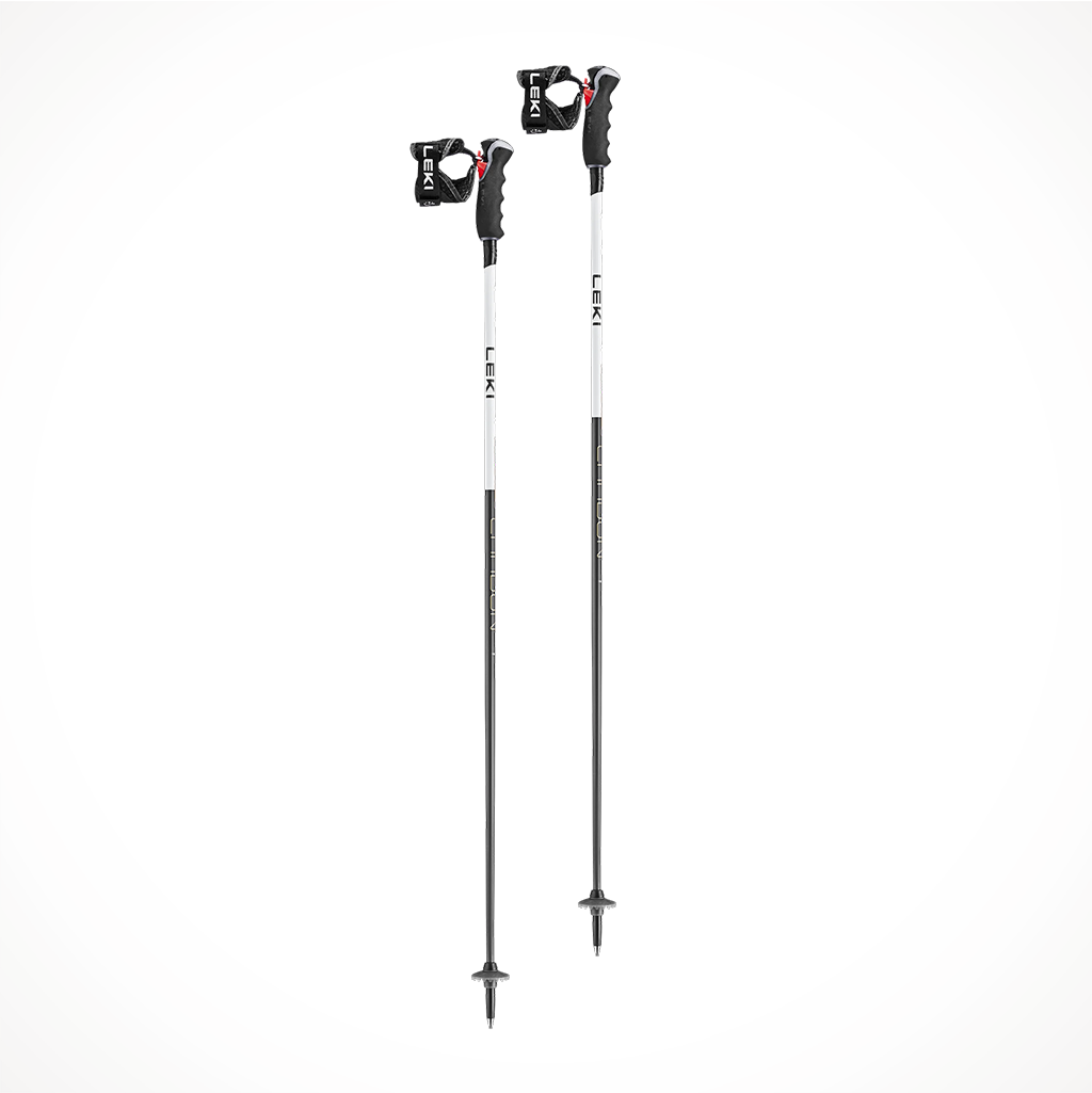 Product image: Leki Carbon 14 3D Womens Ski Poles 2024 Carbon White Gold.