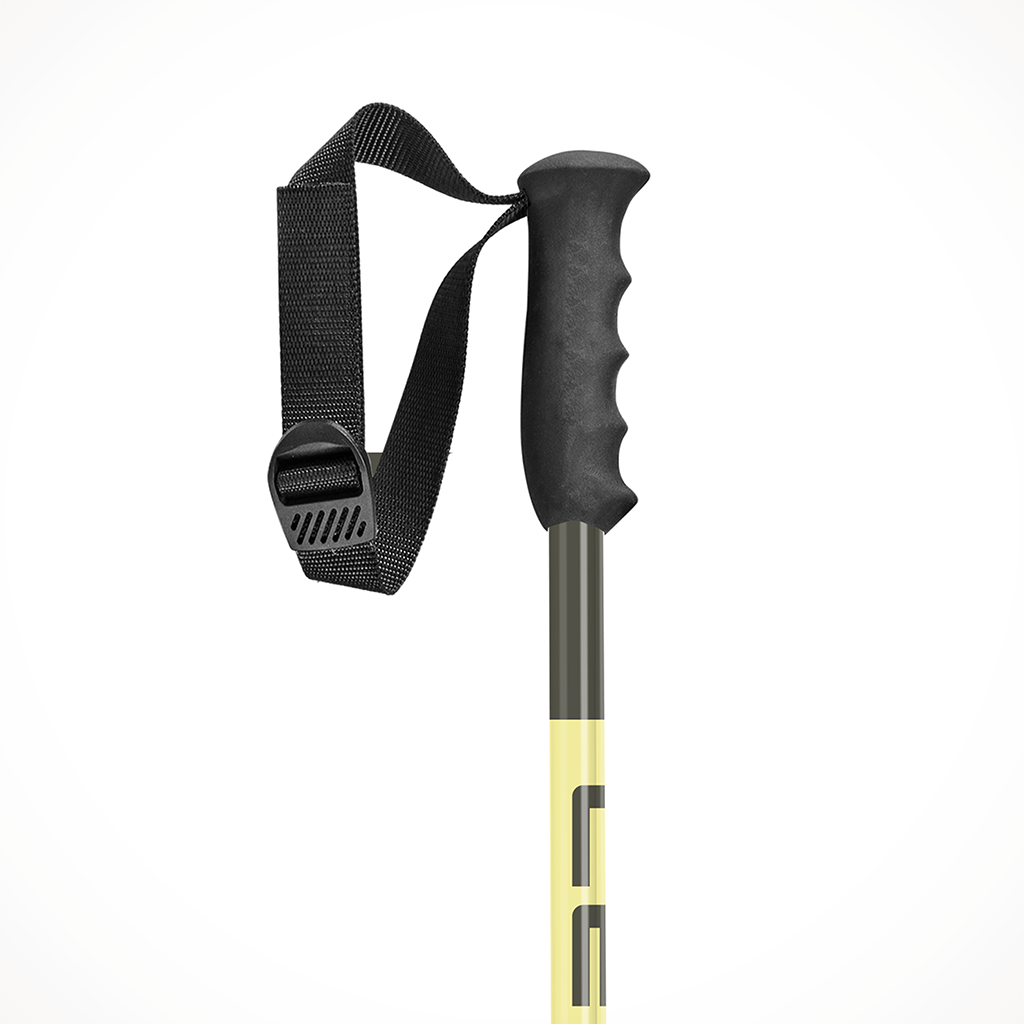 Product image: Leki Switch Yellow Ski Pole 2025 Grip.