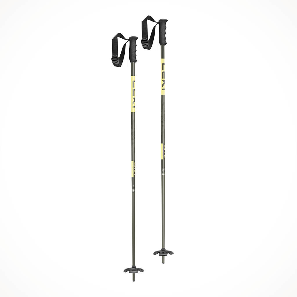 Product image: Leki Switch Yellow Ski Pole 2025, shown in primary marketing view.