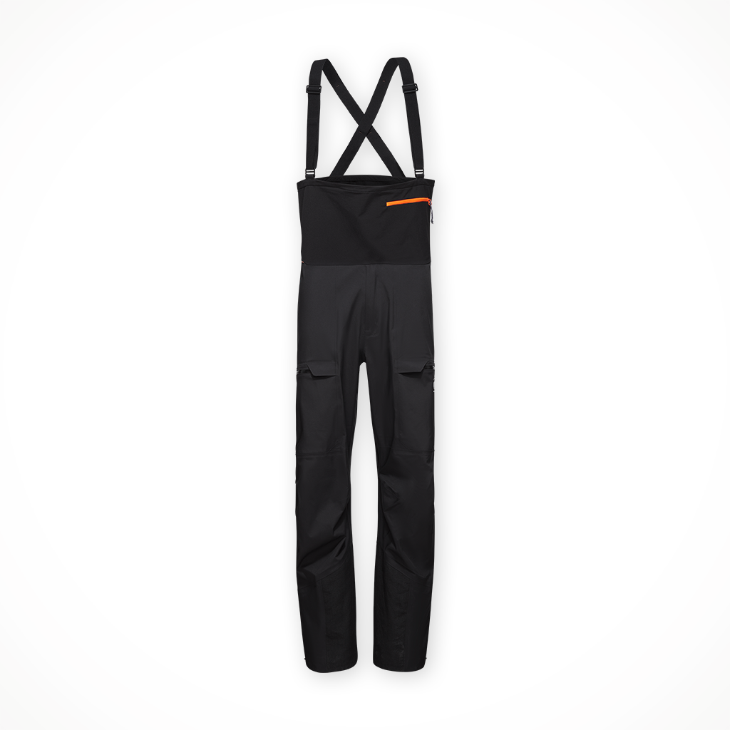 Product image: Mammut Haldigrat HS Bib Pants blk mens 25, shown in primary marketing view.