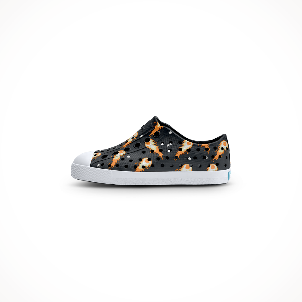 Product image: Native Jefferson Print Jiffy Black Comet Kids 2026, shown in primary marketing view.
