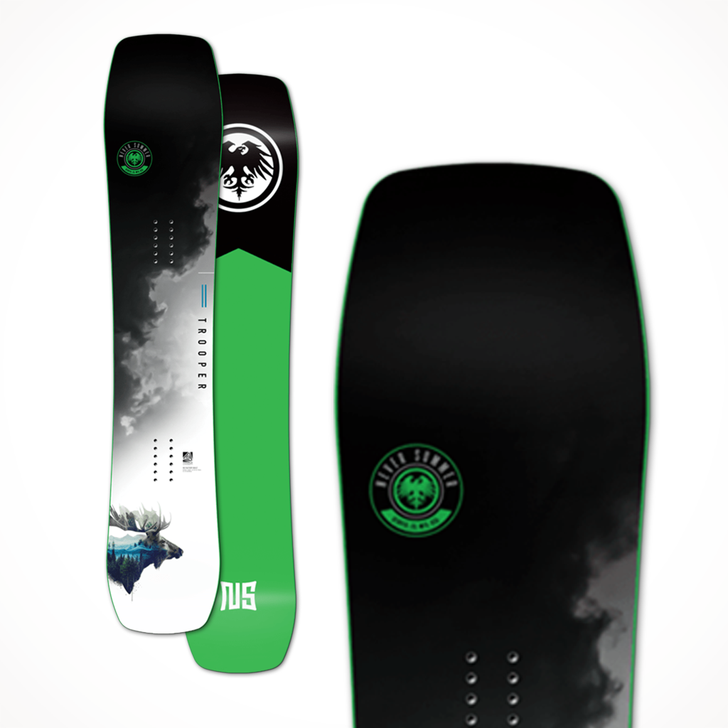Product image: Never Summer TROOPER 2026, shown in primary marketing view.