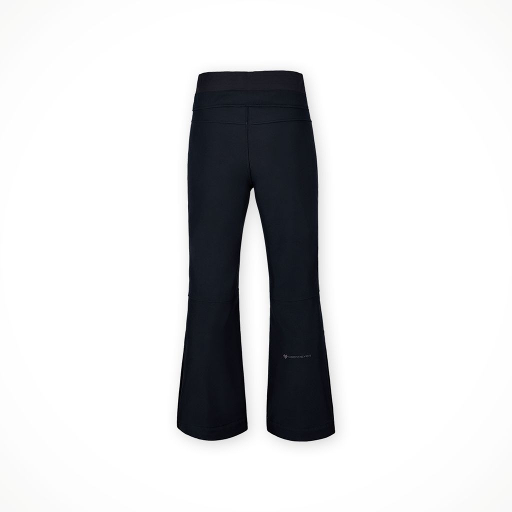 Product image: Obermeyer Jolie Softshell Pant Blk Girls 2025, shown from the back.
