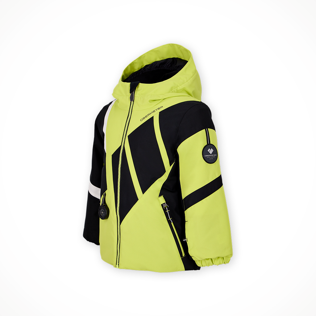 Product image: Obermeyer Orb jacket Chameleon kids 2025, shown from a three-quarter angled view.