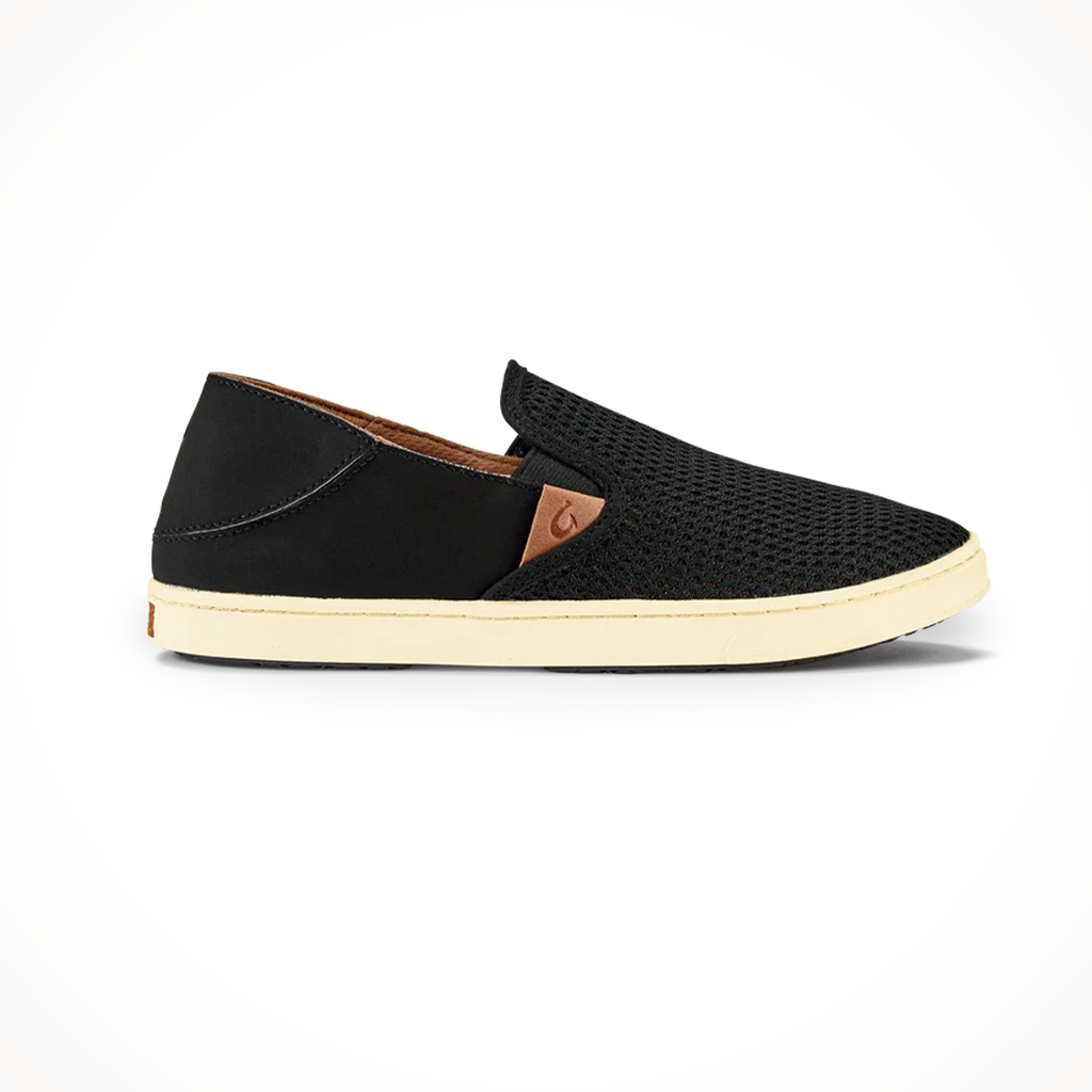 Product image: Olukai Womens Pehuea Black, shown in primary marketing view.