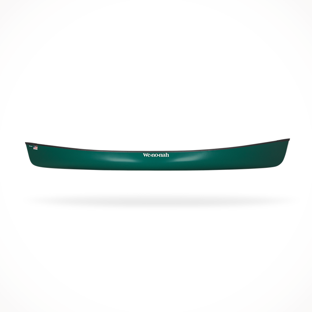 Product image: Paddling Canoes Wenonah Aurora, side profile view.
