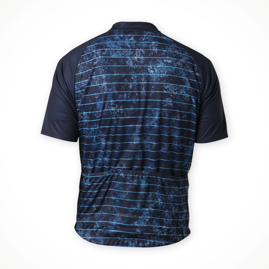 Product image: Pearl Izumi Classic Jersey Blue Buzz Dark Navy Diffuse Mens 2026, shown from the back.