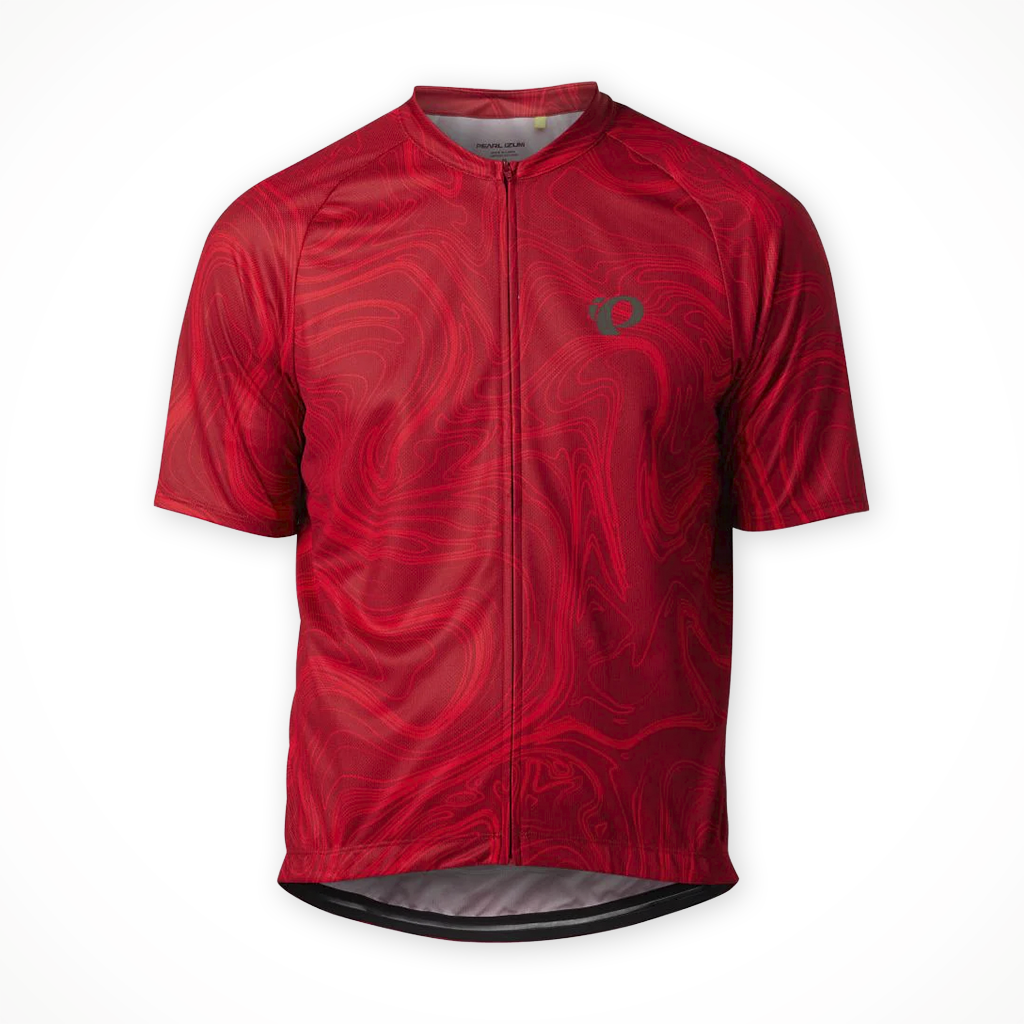 Product image: Pearl Izumi Classic Jersey Red Dahlia Topo Mens 2026, shown in primary marketing view.