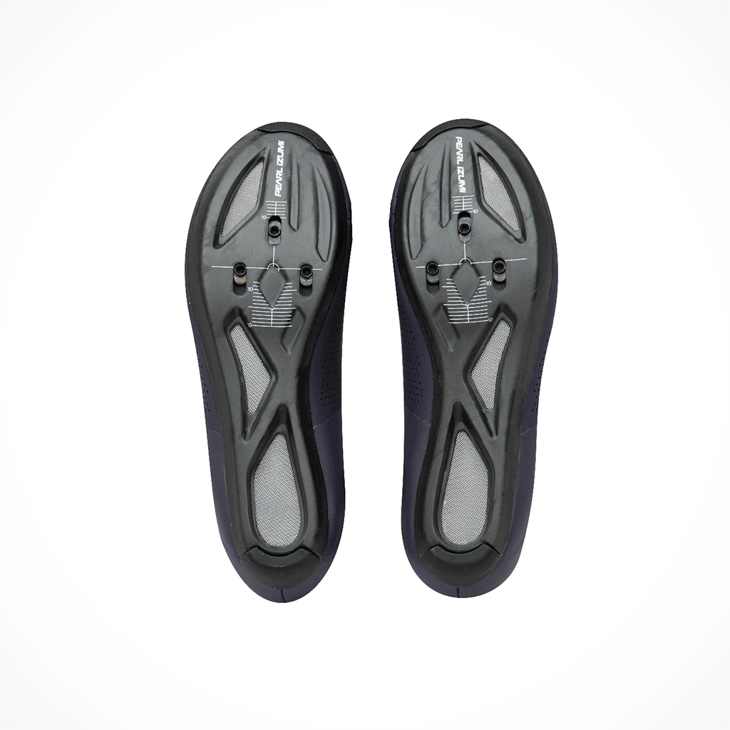Product image: Pearl Izumi Pro Road Womens 2024 Nightshade, showing the bottom view.