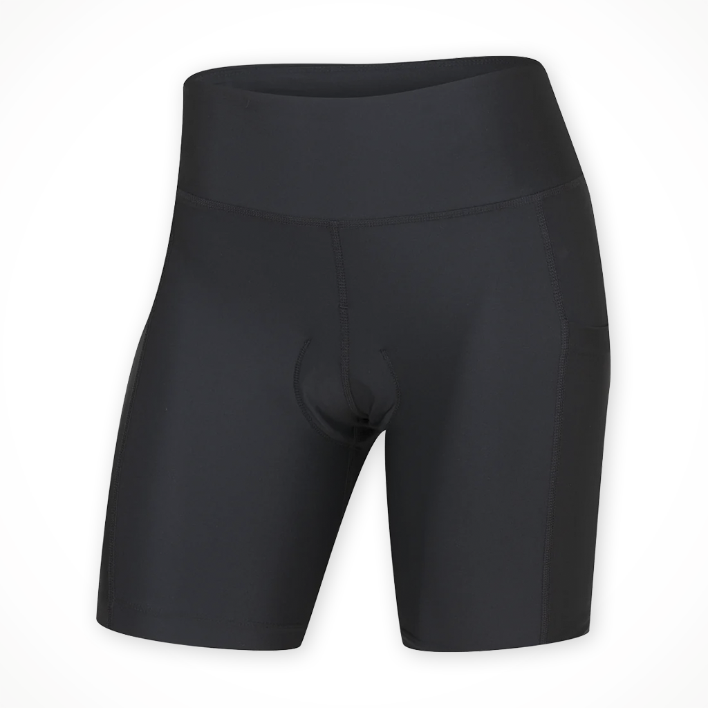 Product image: Pearl Izumi Prospect 7 Inch Cycling Shorts black womens 2026, shown in primary marketing view.