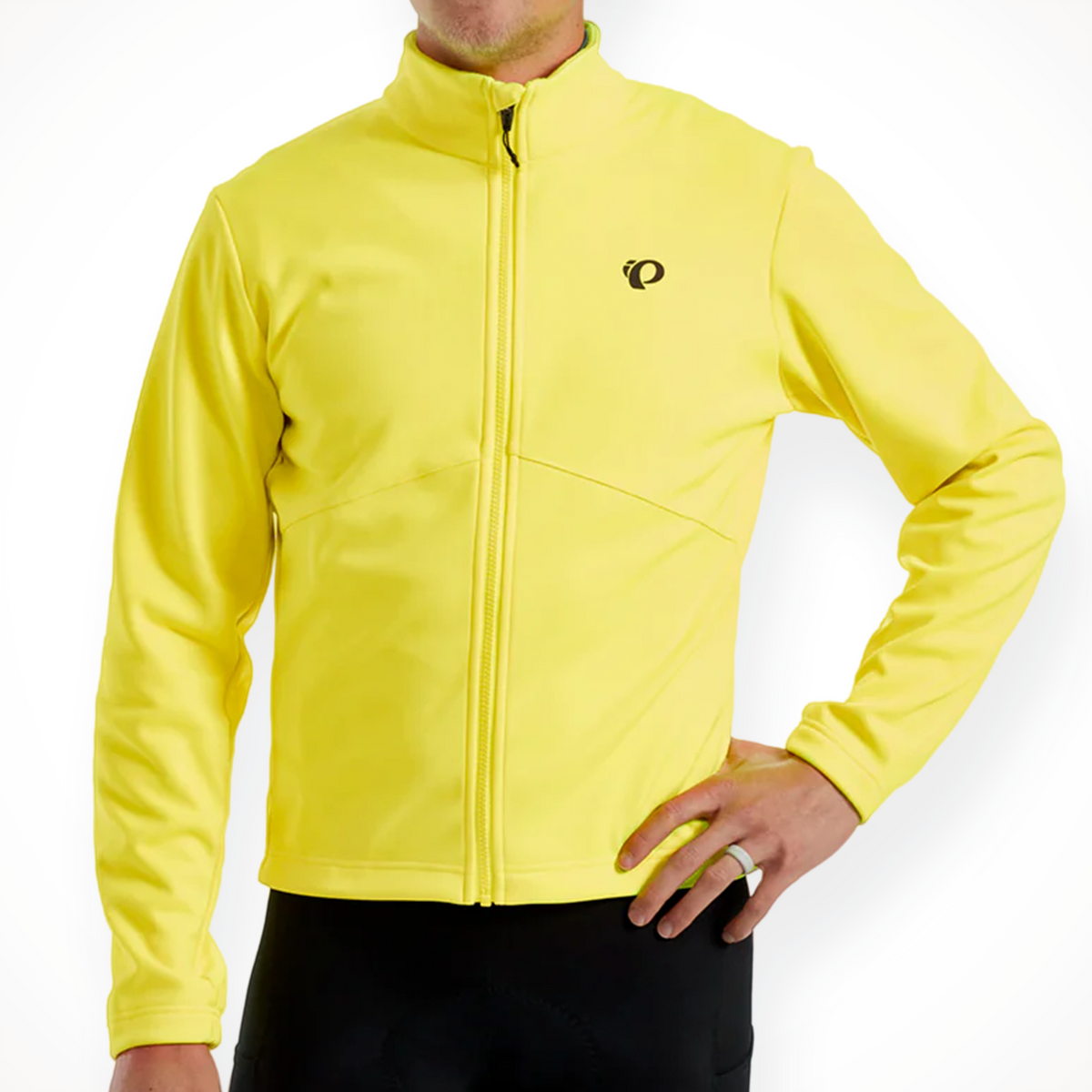 Product image: Pearl Izumi Quest Amfib Jacket Screaming Yellow Mens 2026, shown in primary marketing view.