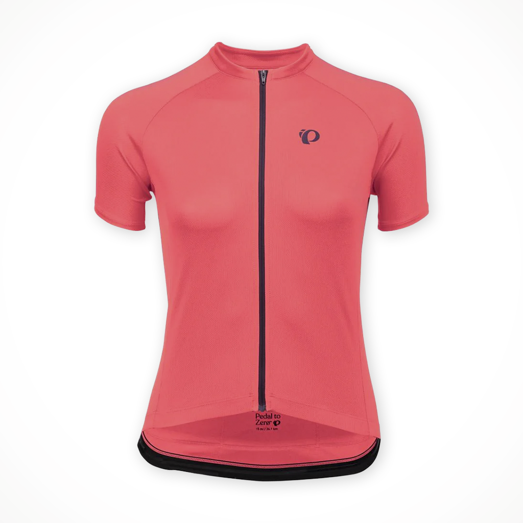 Product image: Pearl Izumi Quest SS jersey Fiery Coral wommens 2026, shown in primary marketing view.