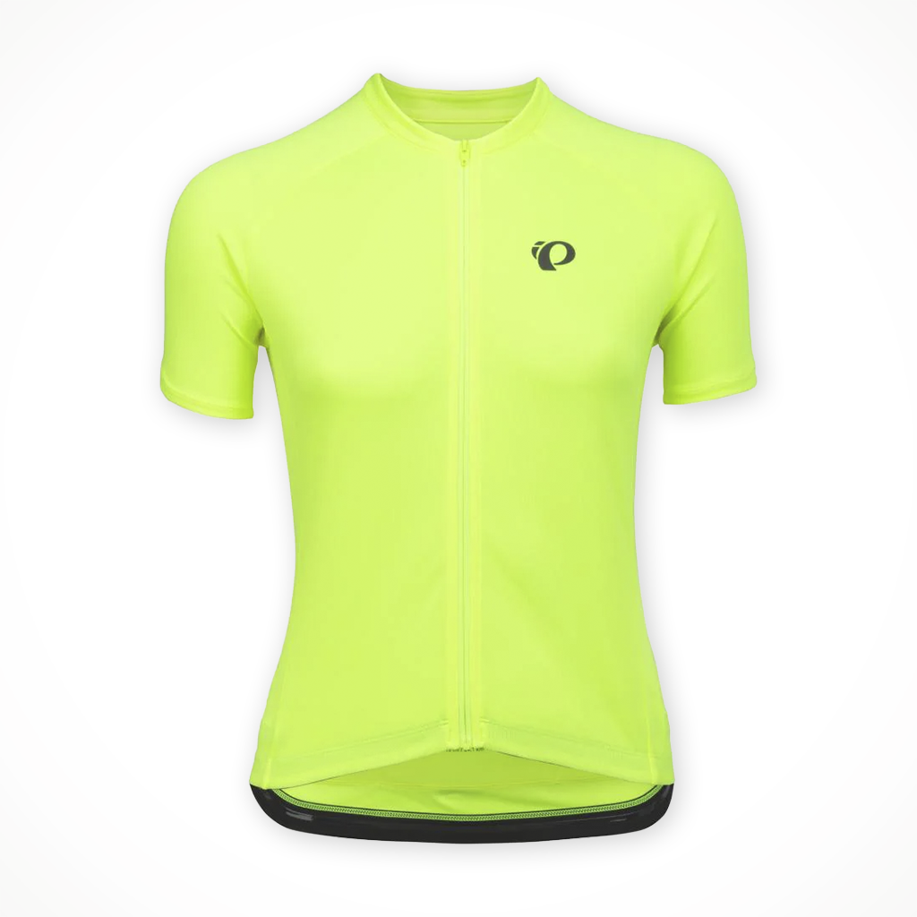 Product image: Pearl Izumi Quest Short S Leeve Jersey Screaming Yellow womens 2026, shown in primary marketing view.