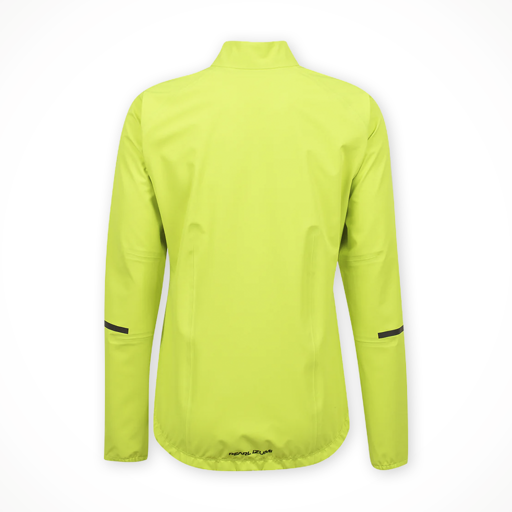 Product image: Pearl Izumi attack WXB Jacket screaming Yellow womens 2026, shown from the back.