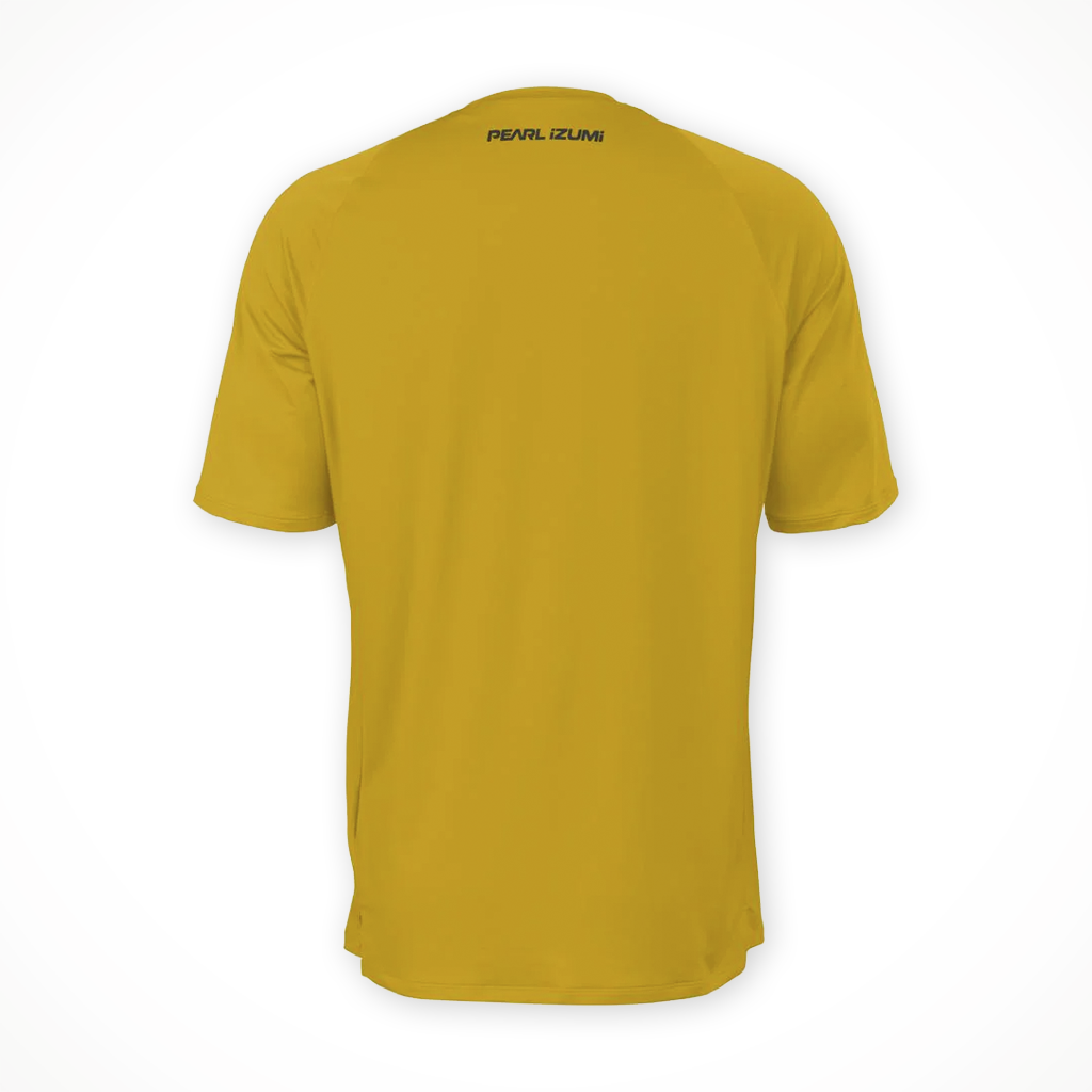 Product image: Pearl Izumi summit Short S Leeve Jersey Golden Palm mens 2026, shown from the back.