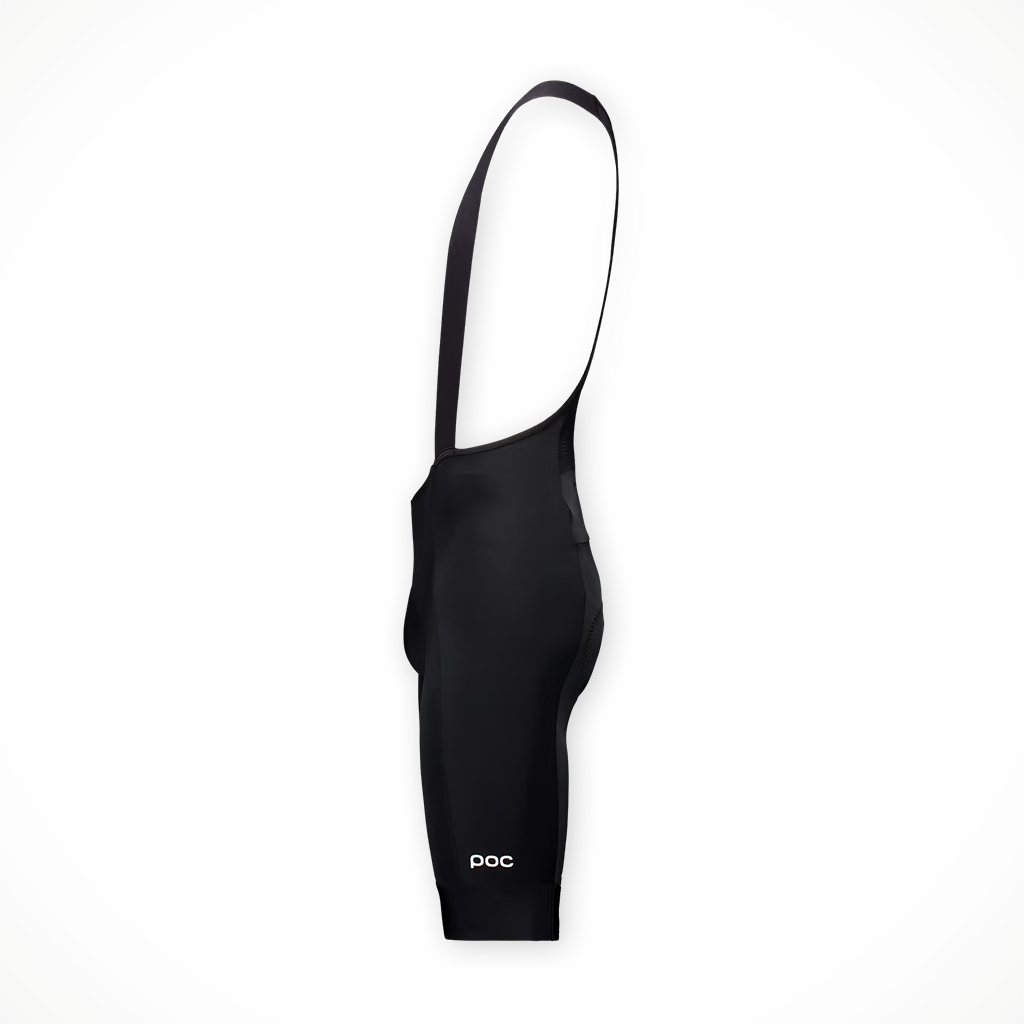 Product image: Poc Cadence Bib S Horts uranium Black Mens 2026, side profile view.