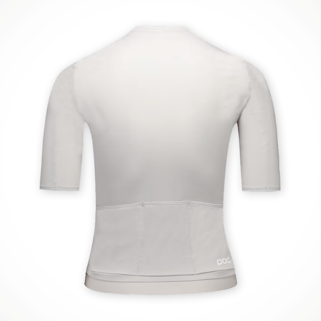 Product image: Poc Cadence Jersey Granite Grey mens 2026, shown from the back.