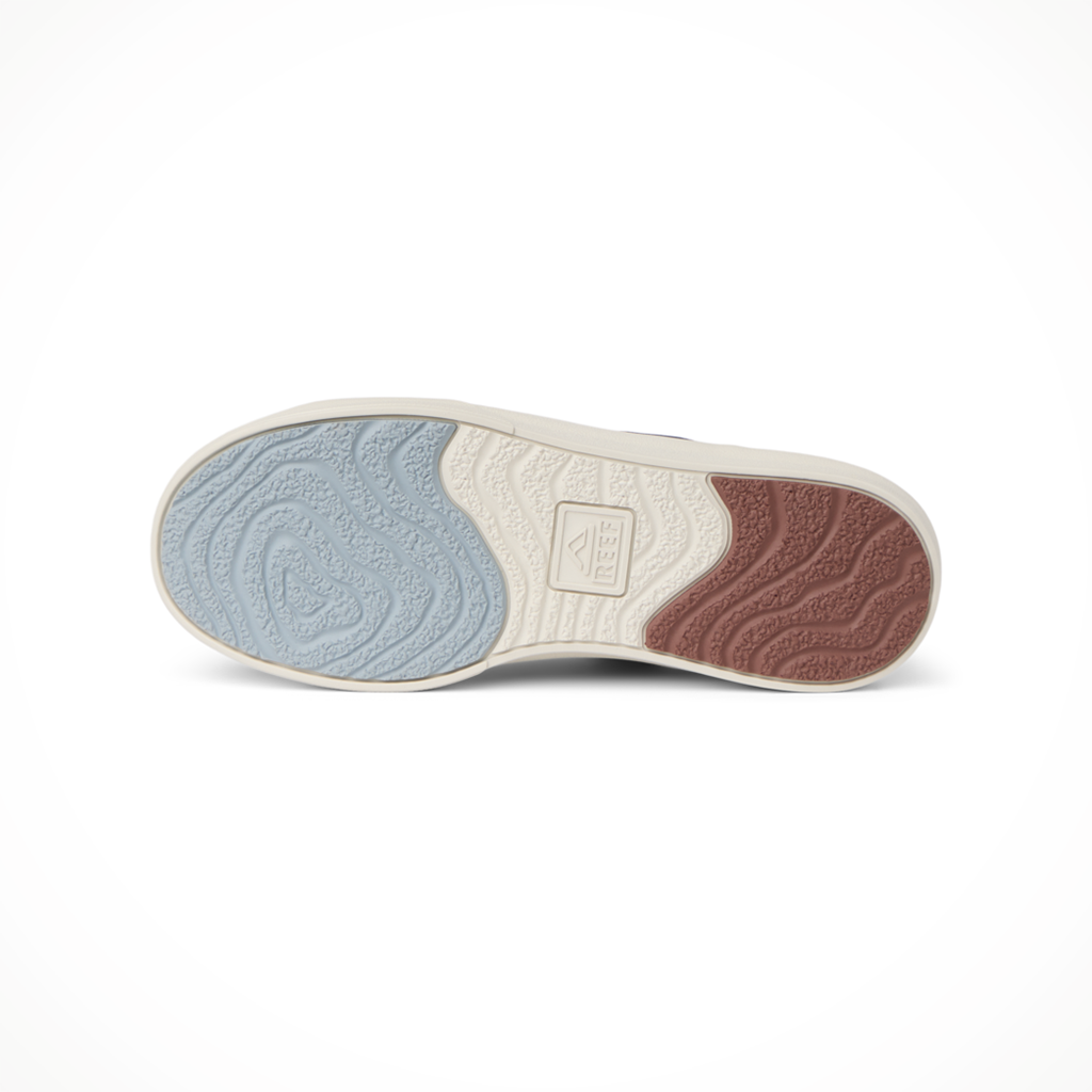 Product image: Reef Swellsole Atlantic Navy Cappuccino Mens 2026, showing the bottom view.