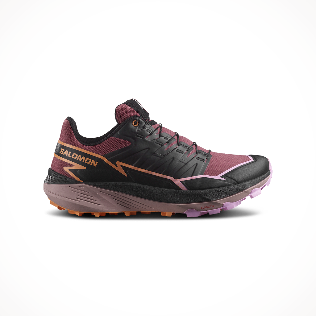 Product image: Salomon Thundercross Nocturne Black Papaya Womens 2025, shown in primary marketing view.