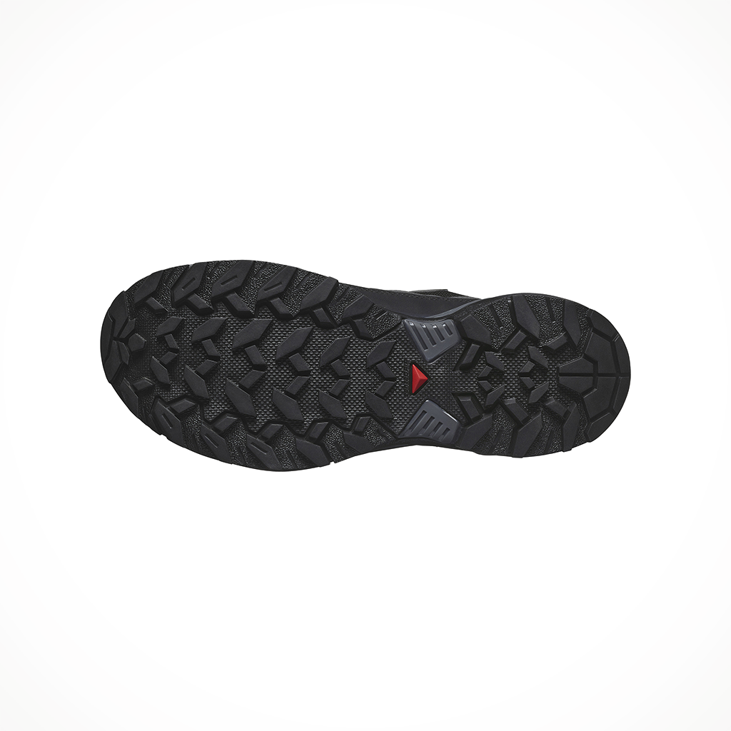 Product image: Salomon X ULTRA 360 LTR GTX Turbulence Black SEDONA SAGE womens 2025, showing the bottom view.